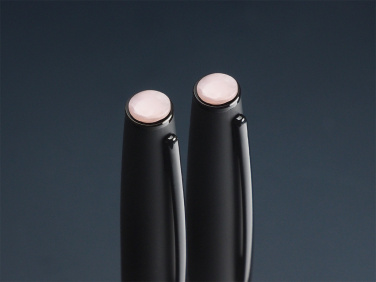 Logo trade corporate gifts picture of: Opal stone Pen set 1286036