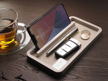 Logo trade promotional items image of: Wooden desk organiser 1818121