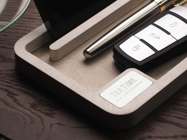 Logo trade promotional gift photo of: Wooden desk organiser 1818121