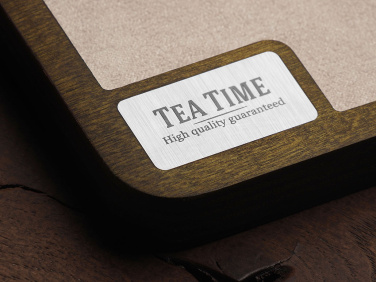 Logotrade promotional gift image of: Wooden desk organiser 1818121