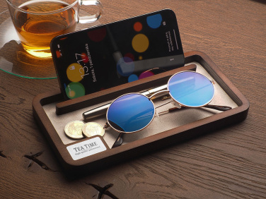 Logo trade advertising products image of: Wooden desk organiser 1818121