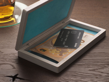 Logotrade corporate gift image of: Wooden bill box 1816121