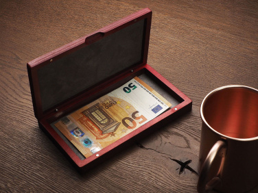 Logotrade promotional gift picture of: Wooden bill box 1816121