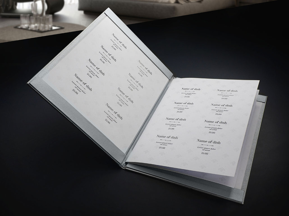 Logo trade promotional item photo of: Menu cover 1679280