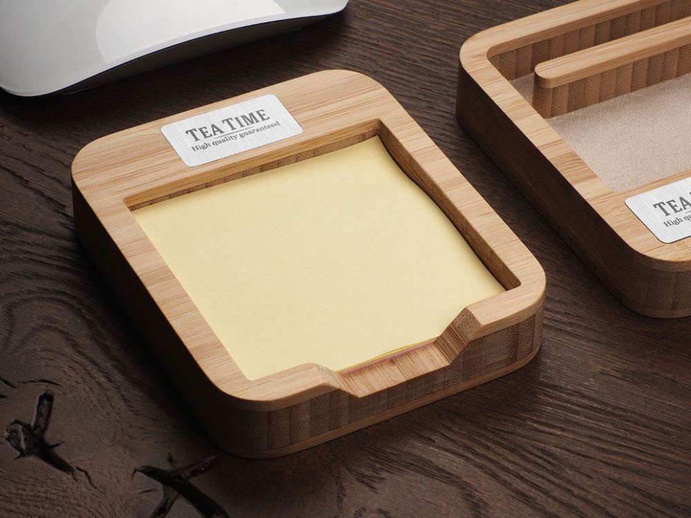 Logotrade corporate gift picture of: Wooden memo card box 1832292