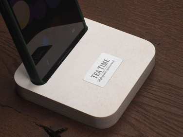 Logotrade promotional item image of: Wooden telephone stand 1848121