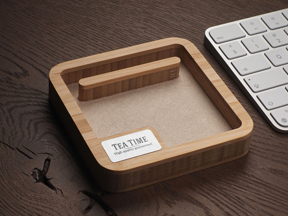 Logotrade promotional giveaways photo of: Wooden desk organiser 1846292