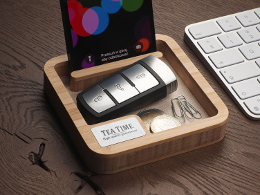 Logo trade advertising product photo of: Wooden desk organiser 1846292