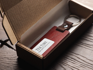 Logotrade promotional merchandise picture of: Wooden keyring 1853121