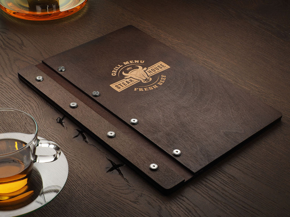 Logo trade promotional merchandise photo of: Menu cover 1860121