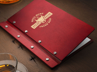 Logo trade business gift photo of: Menu cover 1860121