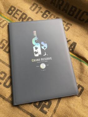 Logo trade corporate gifts image of: Menu cover Fine Dining 1061094