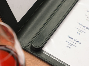 Logo trade advertising products image of: Menu cover 1056119