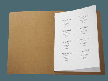 Logo trade promotional gifts image of: Menu cover Ambiente 1178106