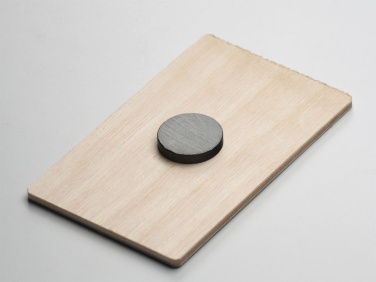 Logo trade promotional giveaways picture of: Wooden magnet 2034121