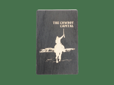 Logo trade promotional products image of: Wooden magnet 2034121