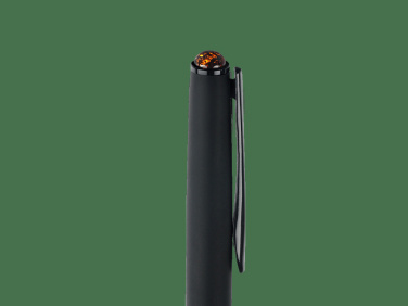Logotrade promotional product picture of: Ball pen with AMBER stone 2070036