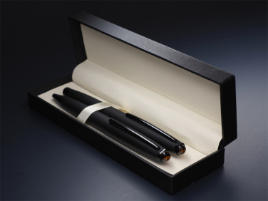 Logo trade corporate gifts picture of: Amber Pen set  1235036