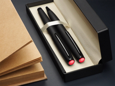 Logotrade promotional gift image of: Coral stone Pen set 1285036