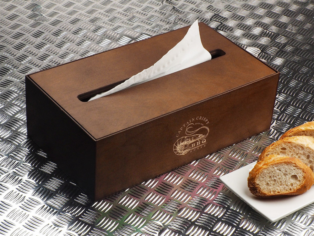 Logo trade business gift photo of: Tissue box 1963121