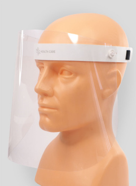 Logo trade promotional items image of: TEMIDA tilting face shield 1424162
