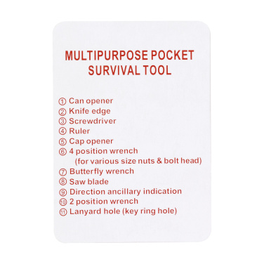 Logotrade promotional giveaways photo of: SmartTool multitool