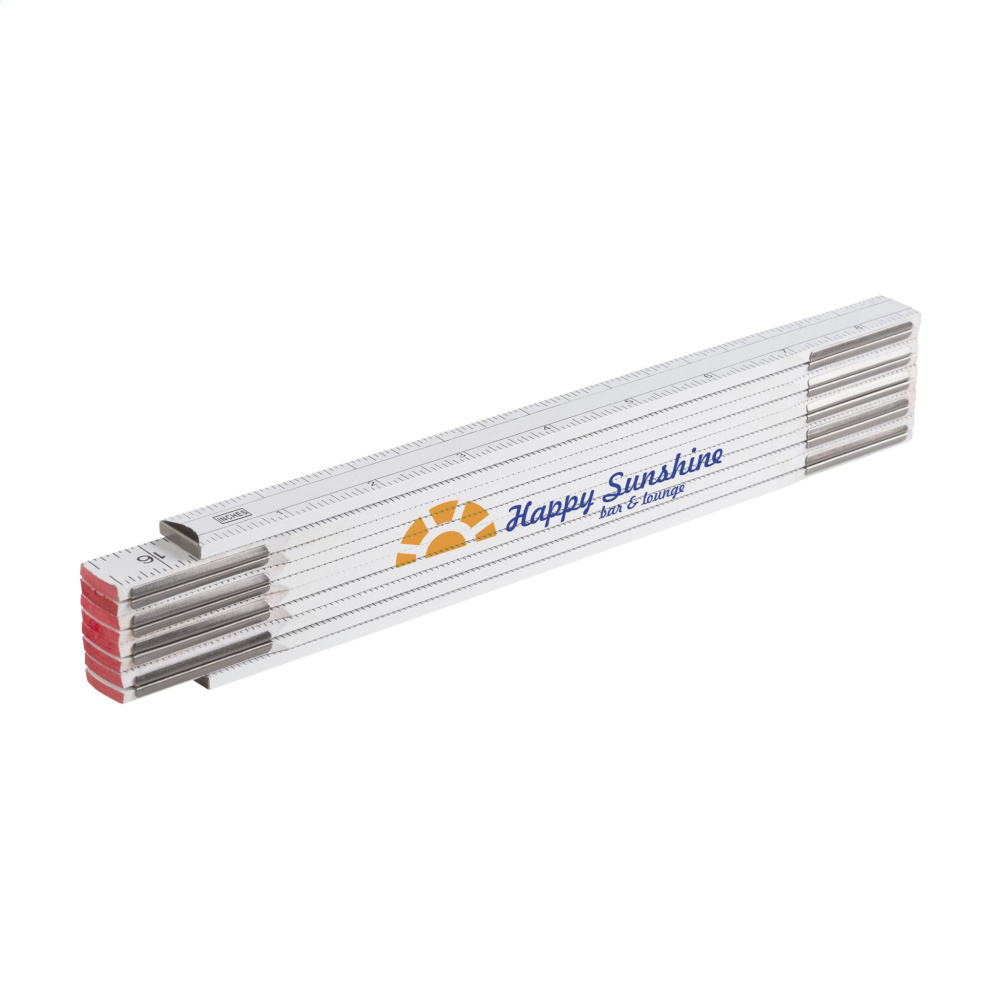 Logo trade advertising product photo of: MetricWoodPro ruler