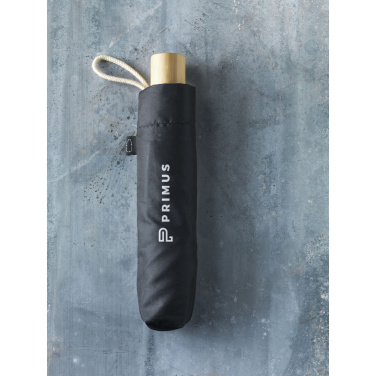 Logo trade advertising products image of: Mini Umbrella RCS RPET foldable umbrella 21 inch