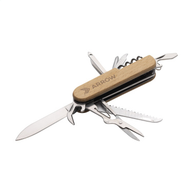 Logotrade promotional product picture of: Beechwood Pocket knife