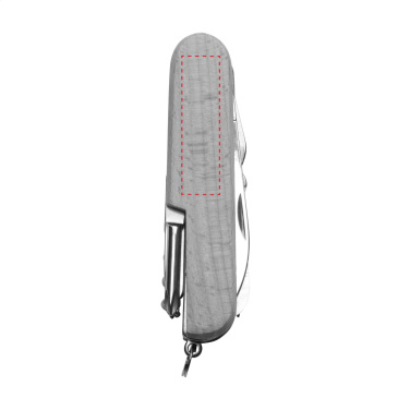 Logo trade promotional products image of: Beechwood Pocket knife