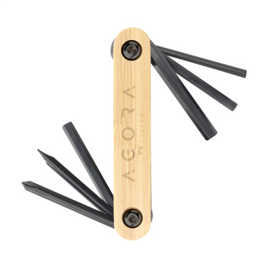 Logo trade advertising products picture of: Bamboo Black Tool multi tool
