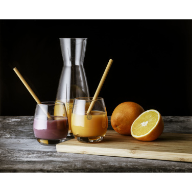 Logo trade advertising product photo of: ECO Bamboe Straw Set bamboo straws