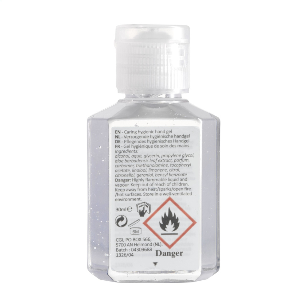 Logotrade promotional products photo of: Caring Hygienic Hand Gel 30 ml
