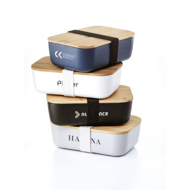 Logo trade promotional giveaways picture of: Midori Bamboo Lunchbox