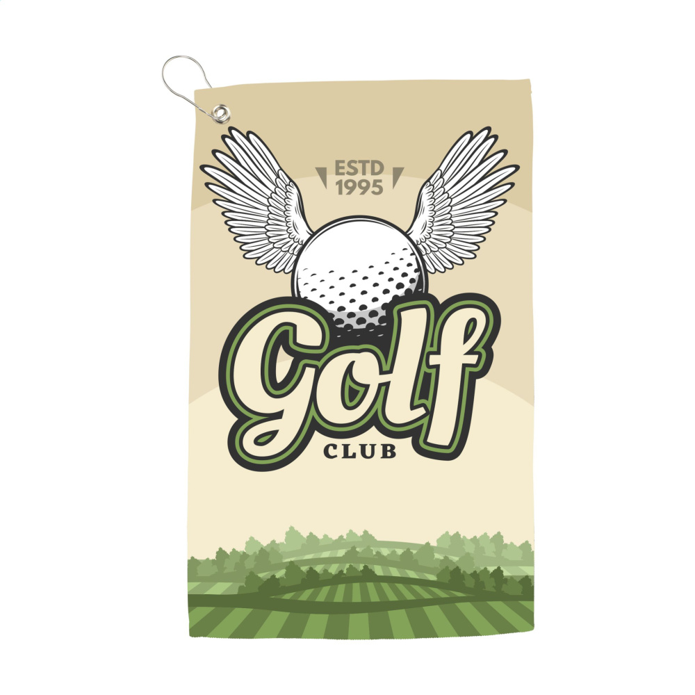 Logo trade promotional products picture of: GolfTowel 400 g/m² 30x50