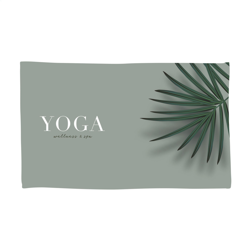Logo trade promotional merchandise photo of: Printed RPET Towel 350 g/m² 50x100