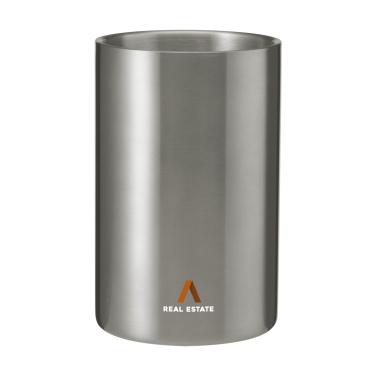 Logo trade promotional item photo of: CoolSteel RCS Recycled Steel wine cooler
