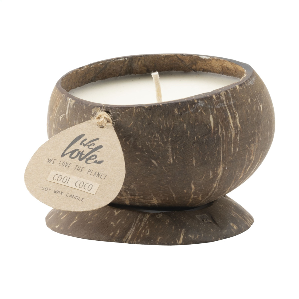 Logotrade promotional product image of: We Love The Planet Coconut Candle