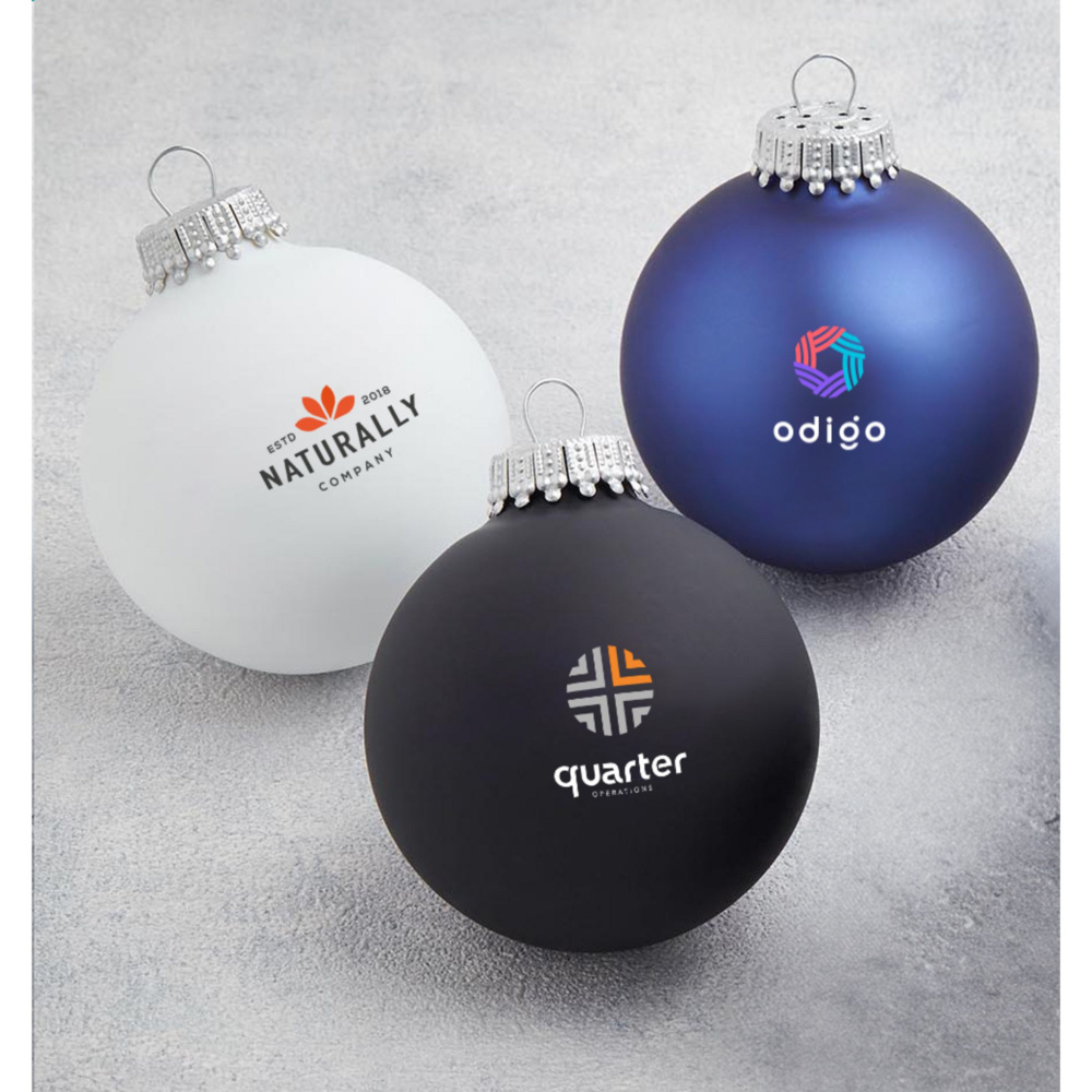 Logo trade promotional items image of: Christmas Bauble Ø 6 cm - Made in Europe