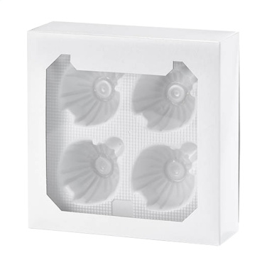 Logotrade promotional item image of: Christmas Bauble Ø 6 cm - set of 4 - Made in Europe