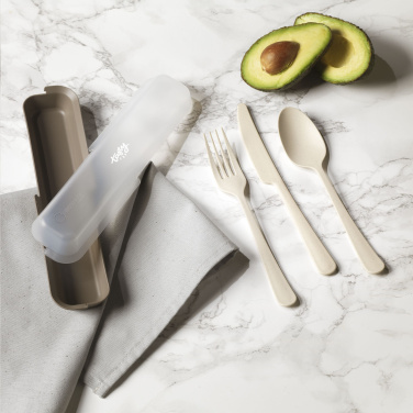 Logo trade advertising products image of: Outdoor 3-piece Cutlery Set