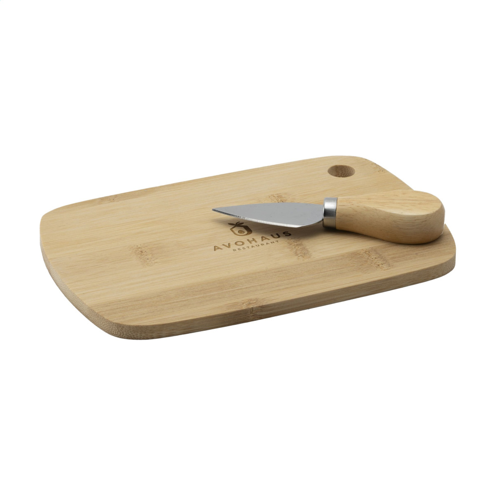 Logotrade business gift image of: Bamboo Cheese Platter 2-pcs