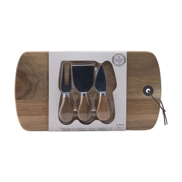 Logo trade promotional giveaways picture of: Cheese Platter Set 4-pcs