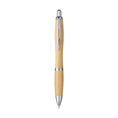 Logo trade corporate gifts image of: Athos Bamboo pen