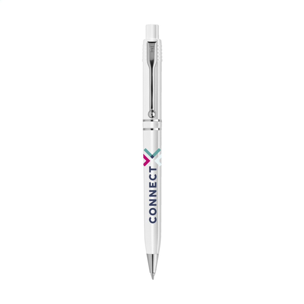 Logotrade promotional gift picture of: Stilolinea Raja Chrome Recycled pen