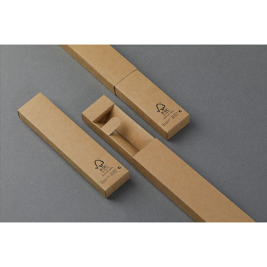 Logo trade promotional giveaways picture of: Gift Box Kraft Paper gift packaging