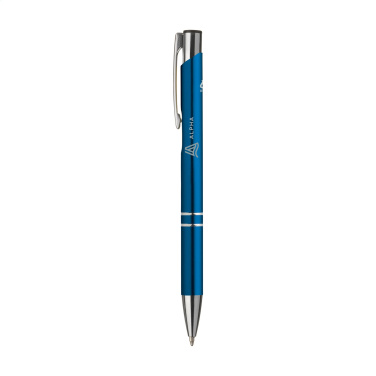 Logo trade promotional giveaways picture of: Ebony Recycled Alu pens
