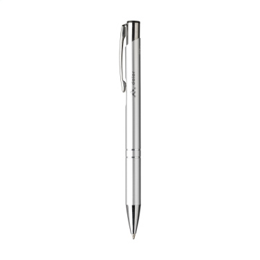 Logo trade promotional merchandise photo of: Ebony Recycled Alu pens