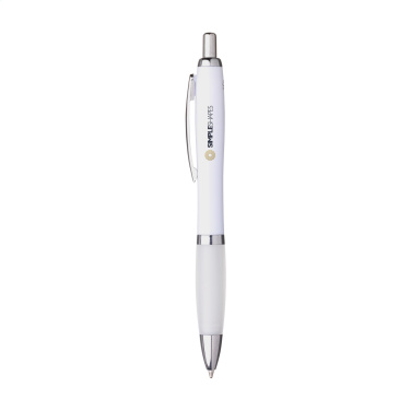 Logotrade promotional product picture of: Athos Trans GRS Recycled ABS pen