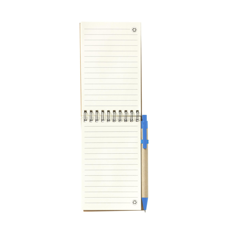 Logo trade promotional merchandise photo of: RecycleNote-M Paper notebook